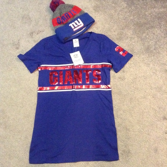 PINK Victoria's Secret Tops - VS Pink NFL collection NY Giants PINK Victoria's Secret Tops - VS Pink NFL collection NY Giants